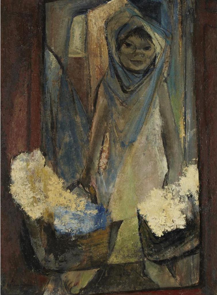 Ronald York Wilson (1907-1984) - The Flower Girl