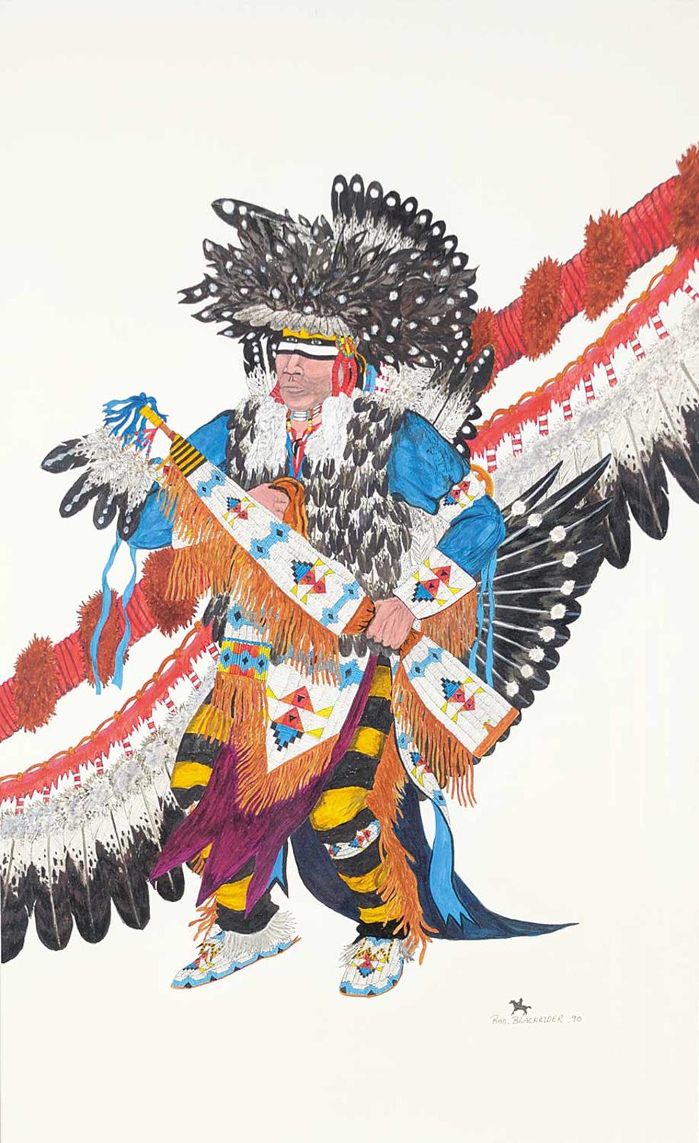 Radford (Rad) Blackrider (1962) - Dog Warrior with Feather Vest