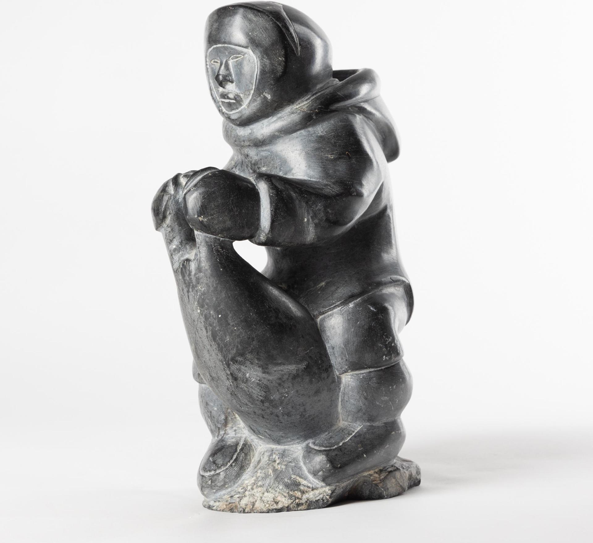 Elijassiapik (1912-1972) - Hunter And Seal