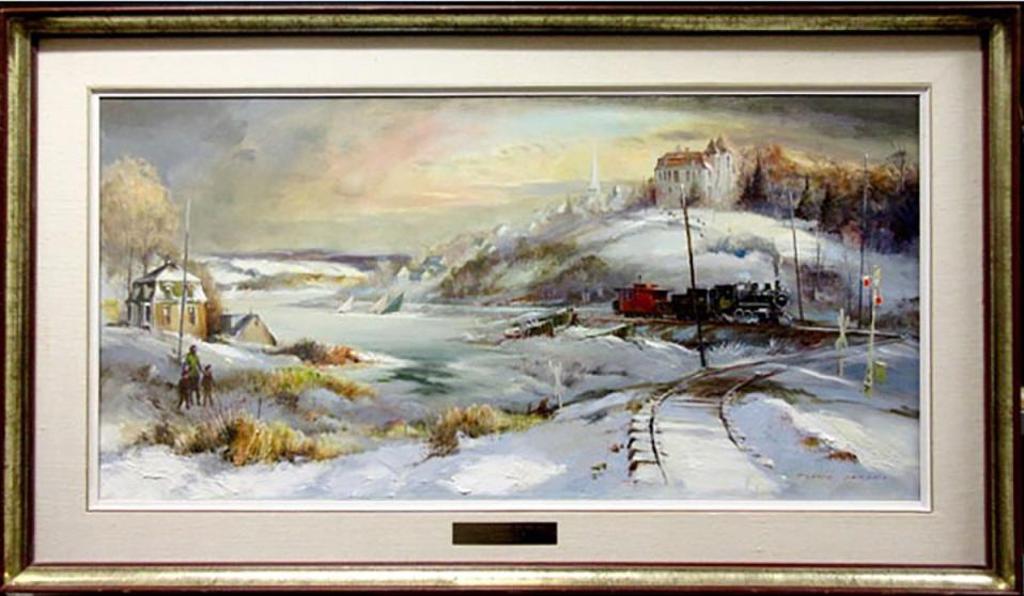 Joseph Douglas Purcell (1927-2015) - The Old Academy On The Hill, Lunenberg, N.S.