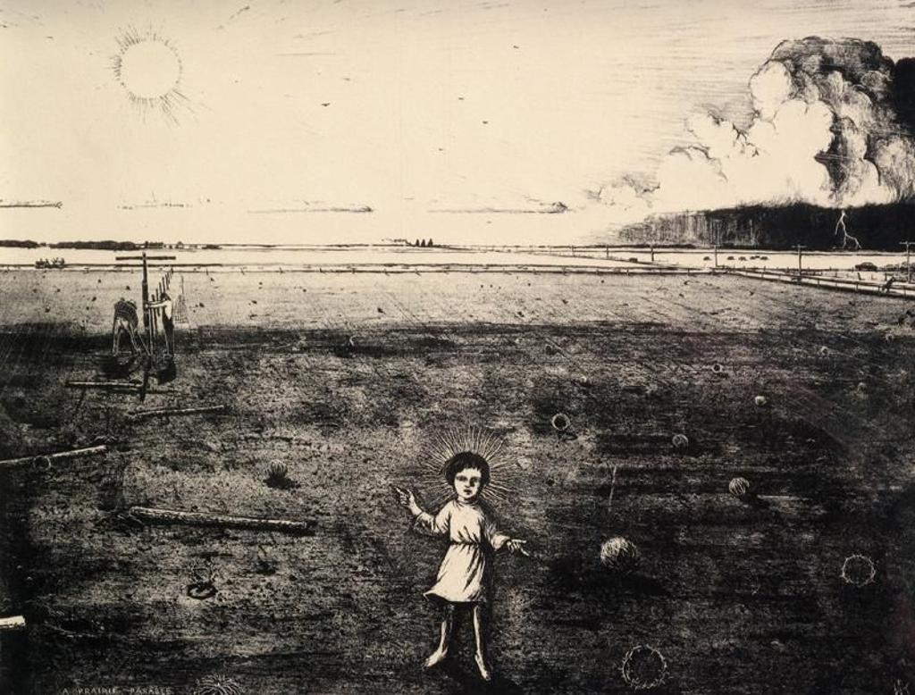 William Kurelek (1927-1977) - A Prairie Parable; 1973