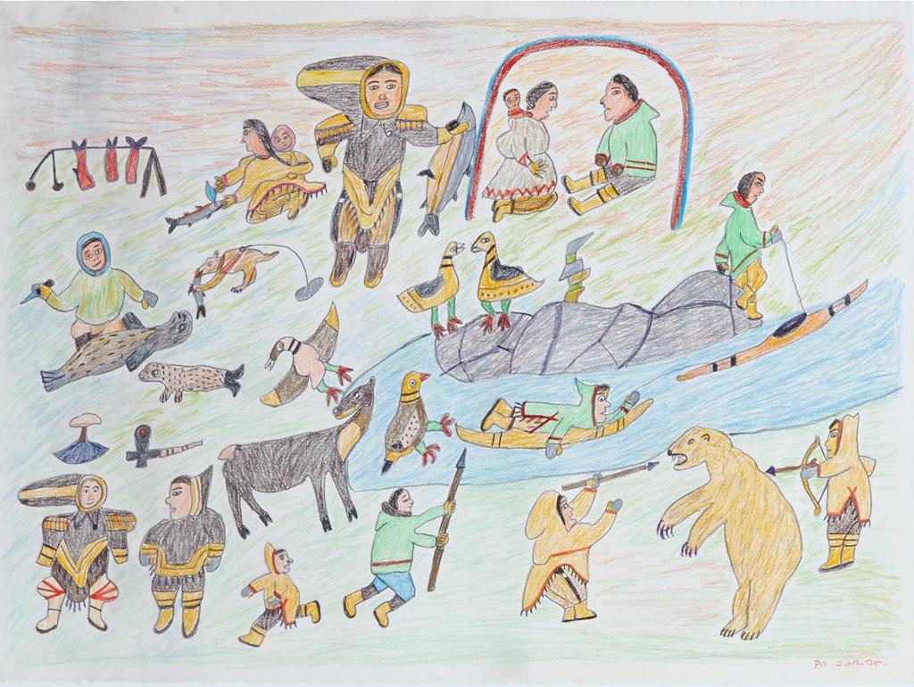 Ruth Annaqtuusi (Annuktoshe) Tulurialik (1934) - Camp Scene