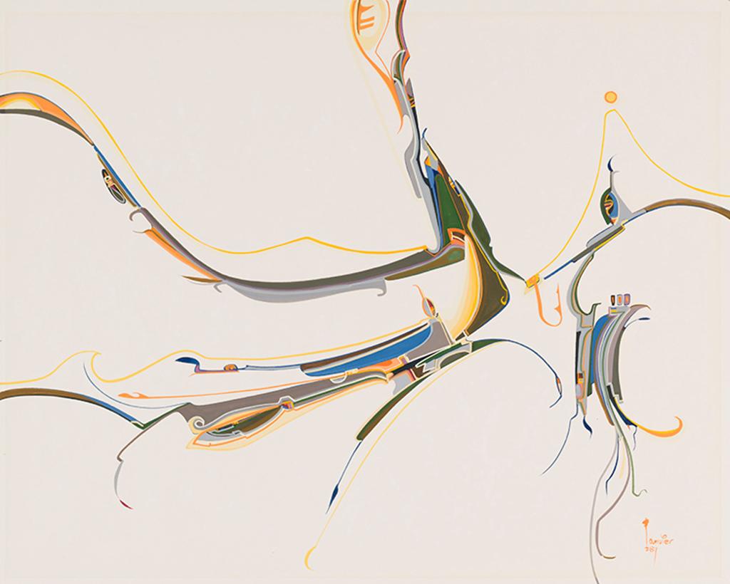Alex Simeon Janvier (1935-2024) - Prairie Setting