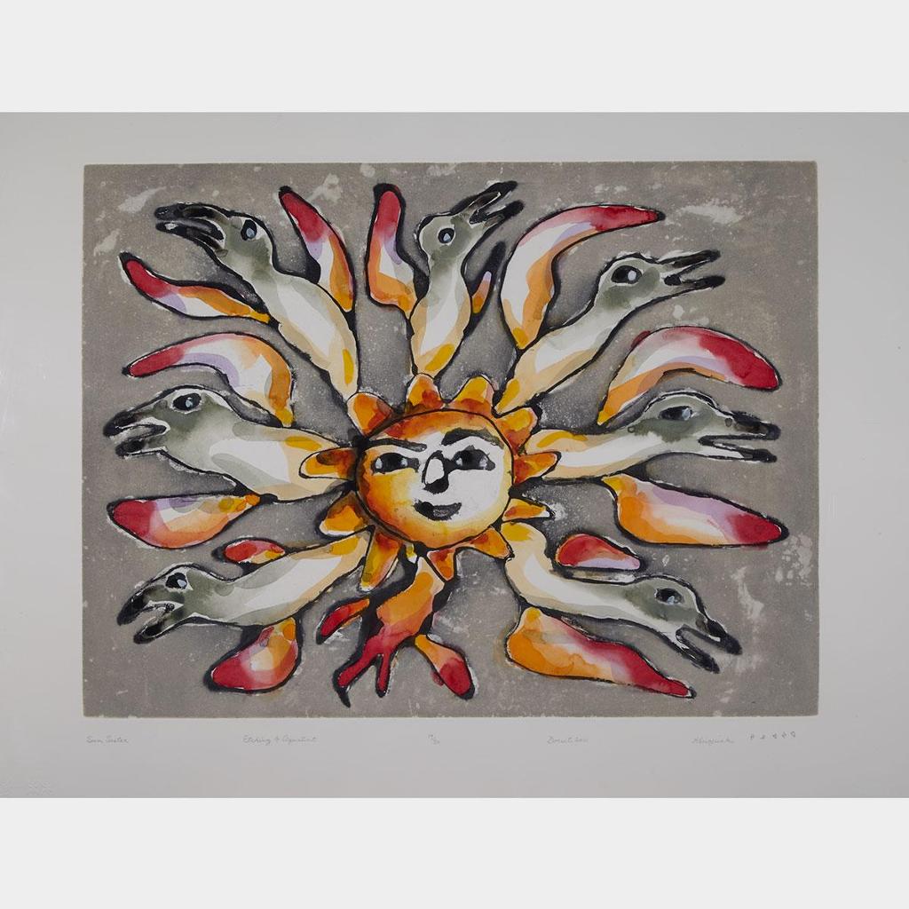 Kenojuak Ashevak (1927-2013) - Sun Sister