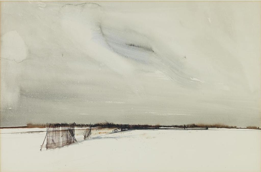 William Goodridge Roberts (1921-2001) - Snow Fence