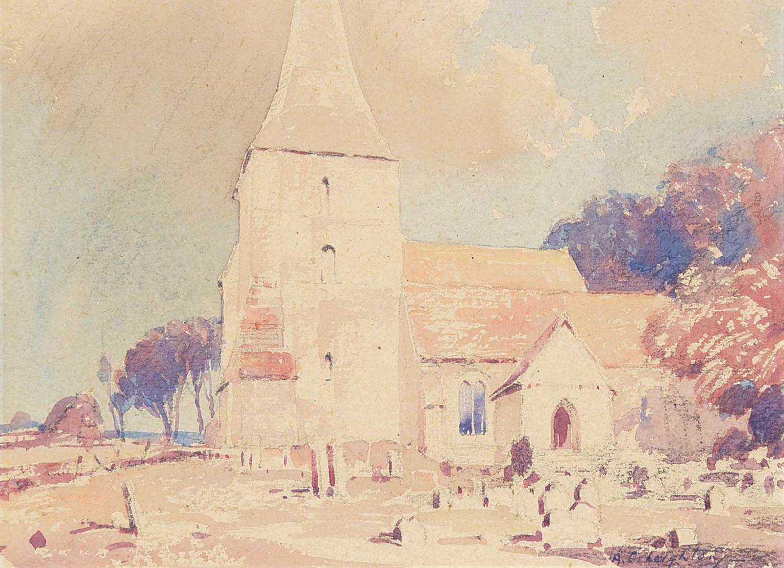 Alfred Crocker Leighton (1901-1965) - St. Mary's in the Marsh, Kent