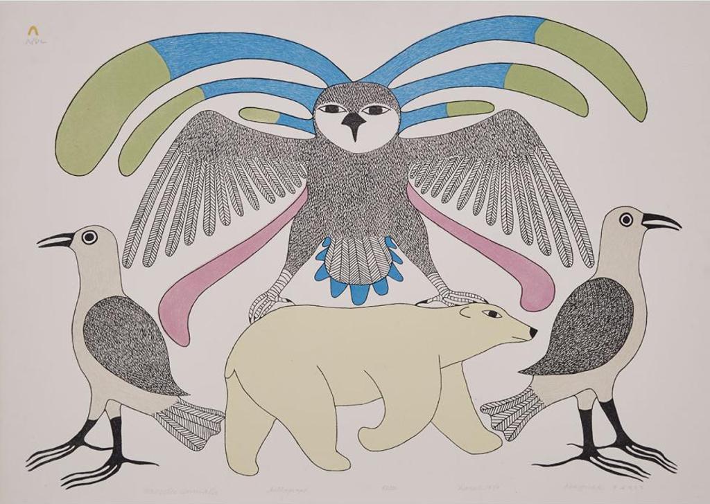 Kenojuak Ashevak (1927-2013) - Nanulu Timialu