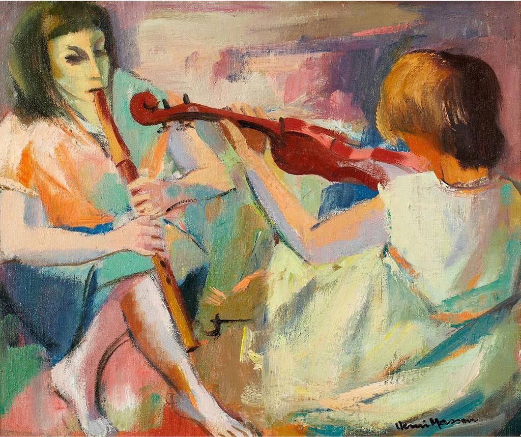 Henri Leopold Masson (1907-1996) - Musicians