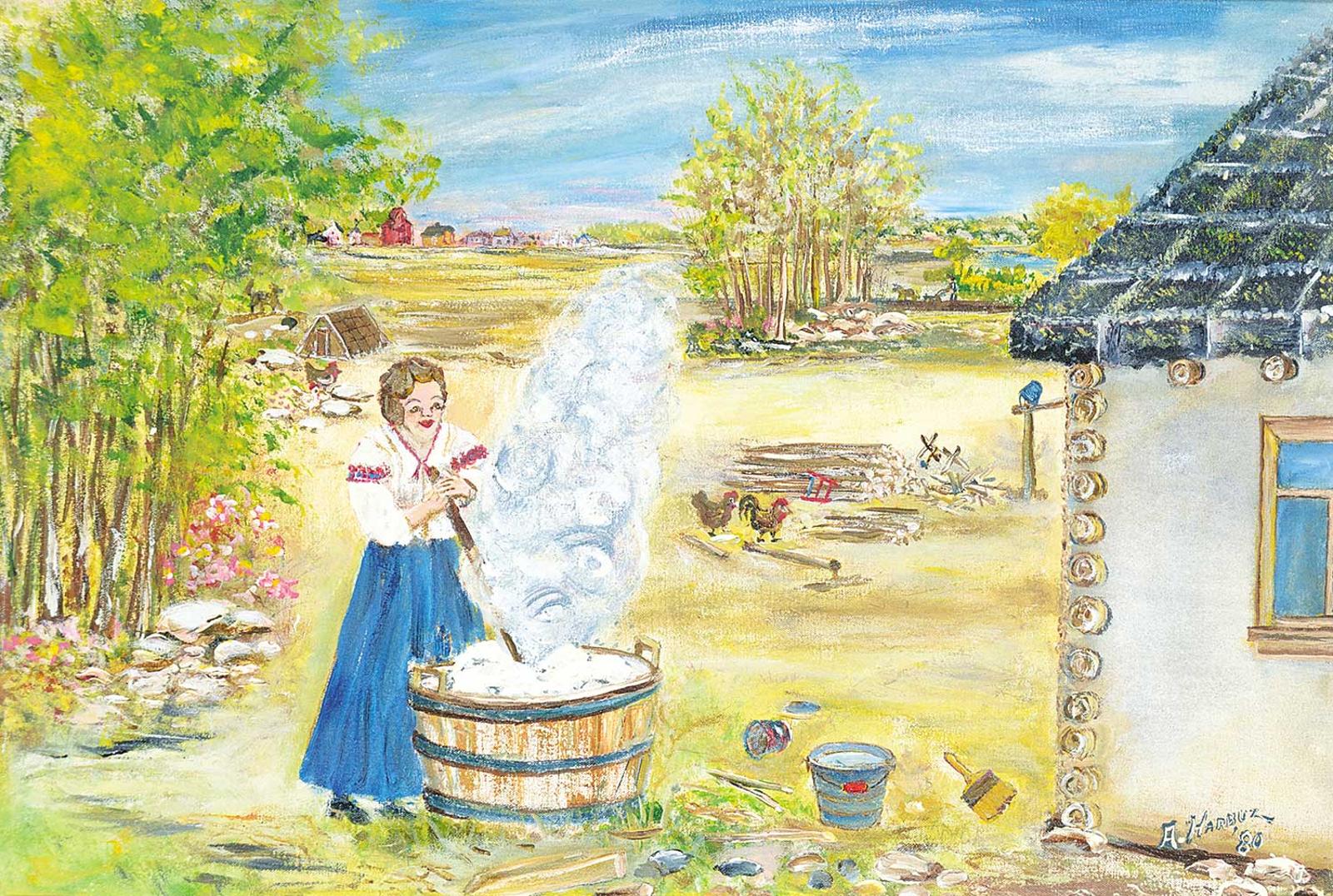 Ann Alexandra Harbuz (1908-1989) - Slacking Lime