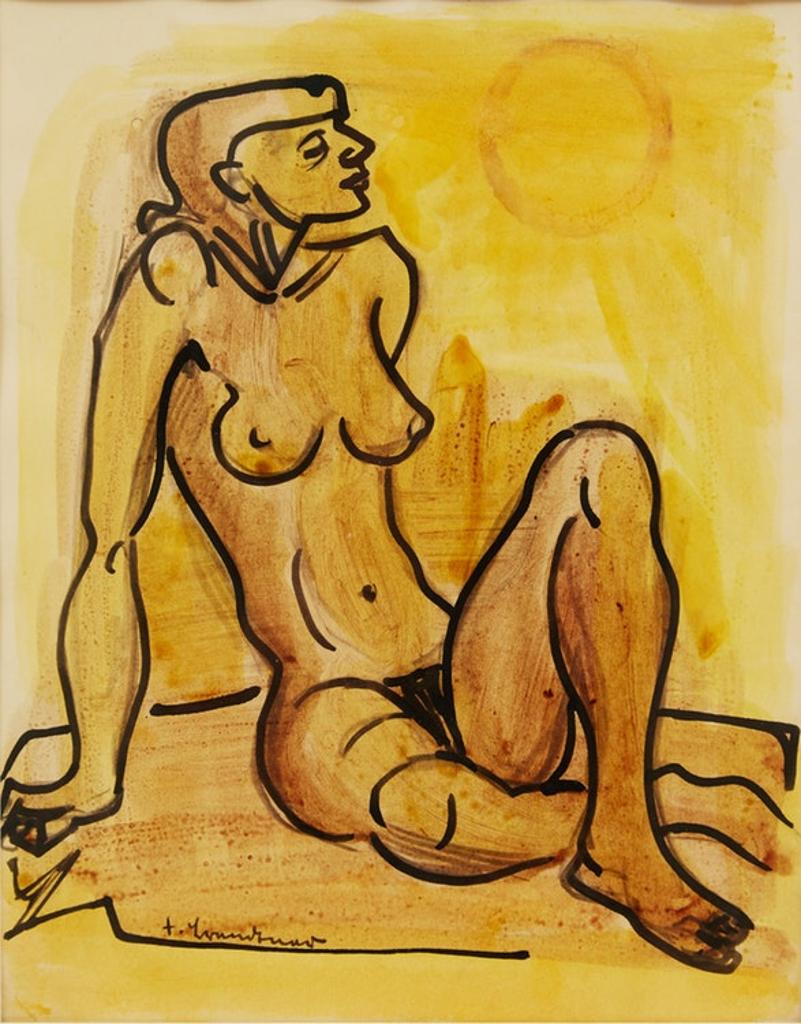 Fritz Brandtner (1896-1969) - Seated Nude