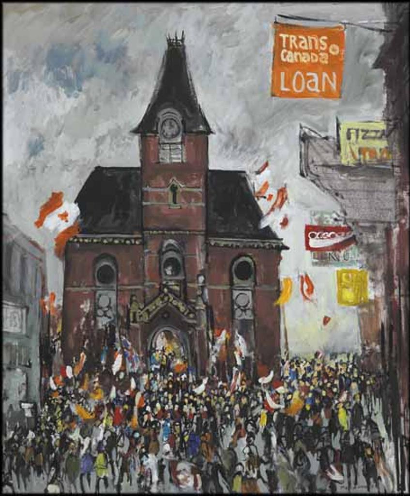 Molly Joan Lamb Bobak (1922-2014) - Arrival, City Hall