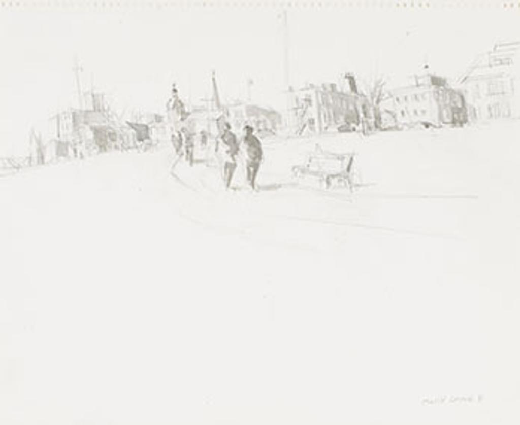 Molly Joan Lamb Bobak (1922-2014) - Morning Walk