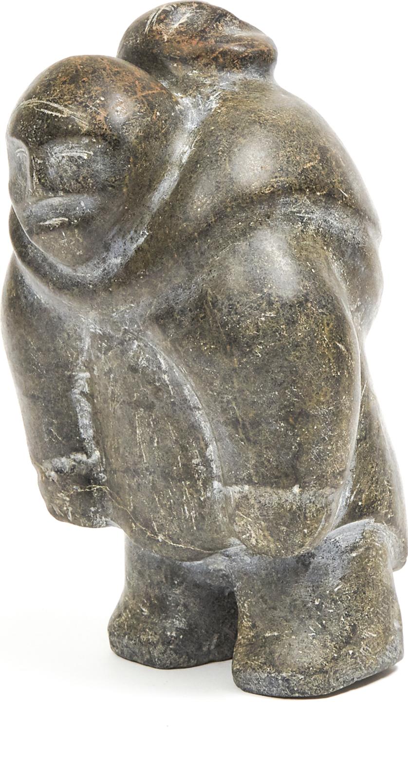 Barnabus Arnasungaaq (1924-2017) - Mother With Child In Amaut