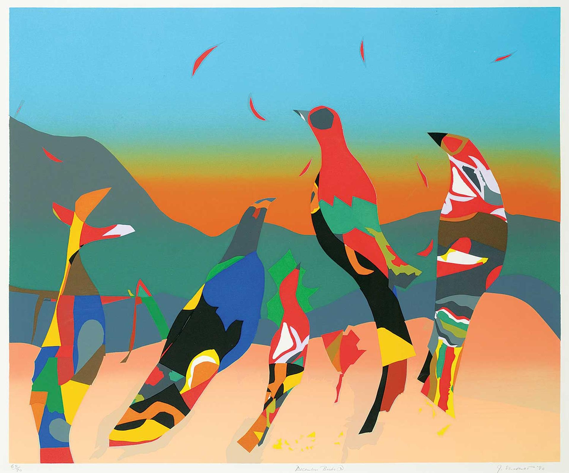 Jack Leaonard Shadbolt (1909-1998) - December Birds 2 #62/90