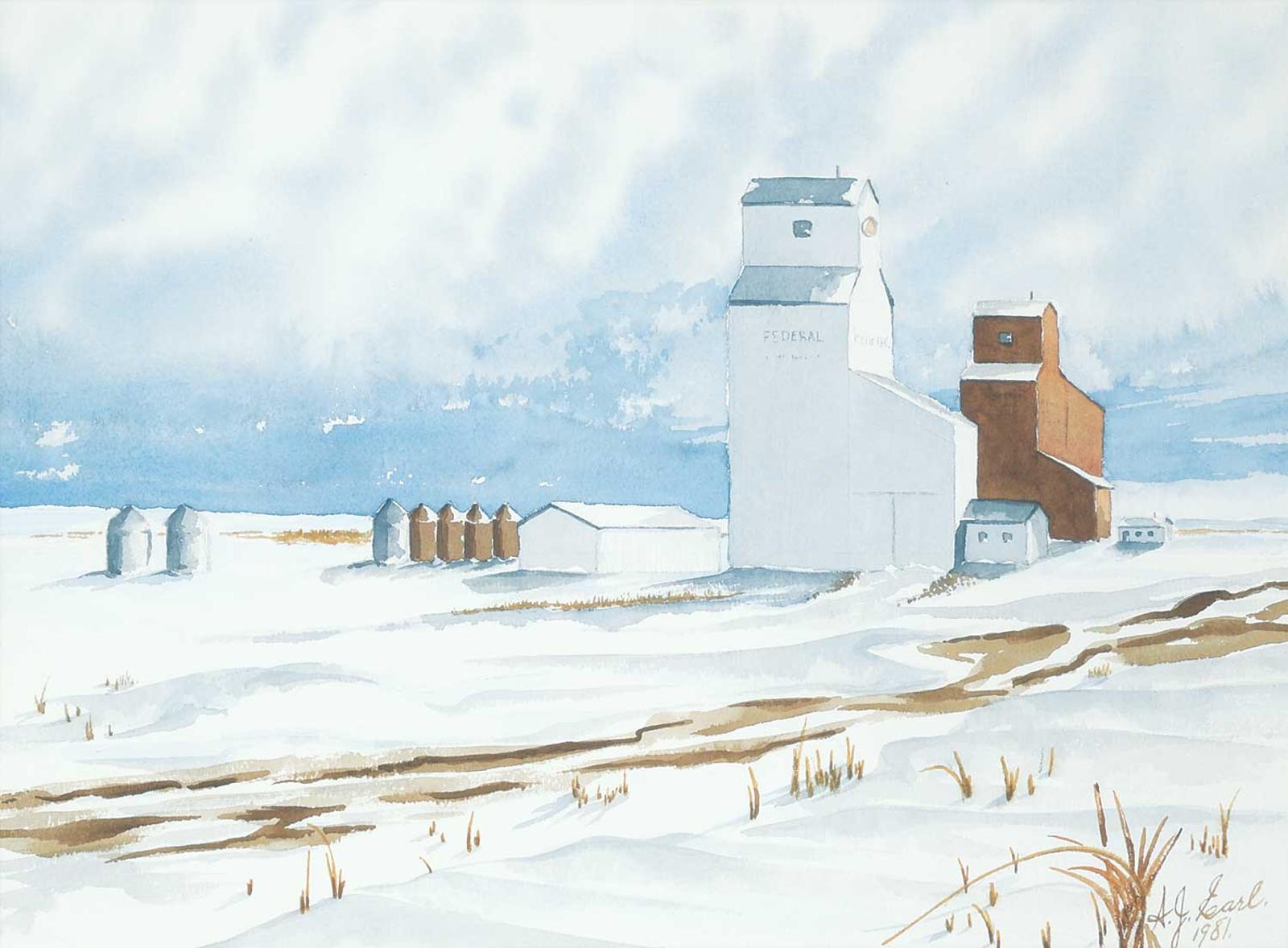 A.J. Earl - Untitled - Federal Grain Elevator