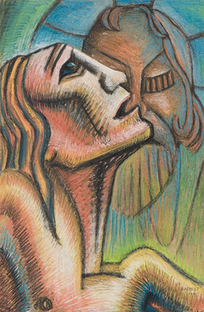 Jack Leaonard Shadbolt (1909-1998) - Crayon Study