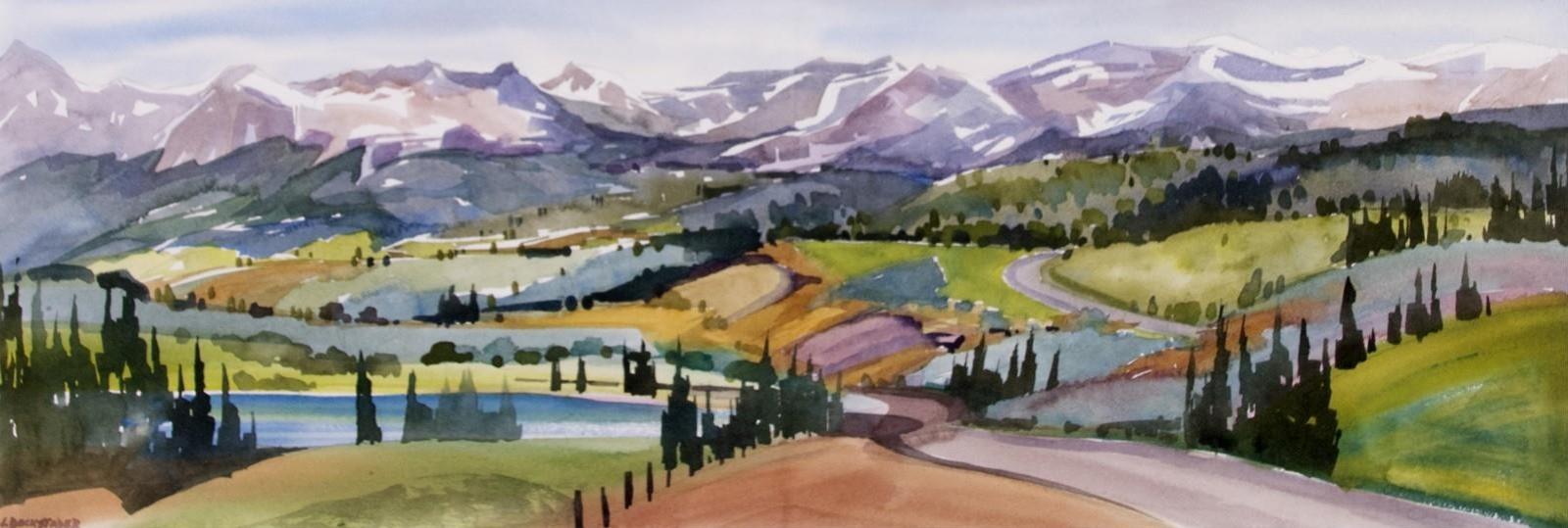 Lorna Dockstader (1947) - A Foothills Vista