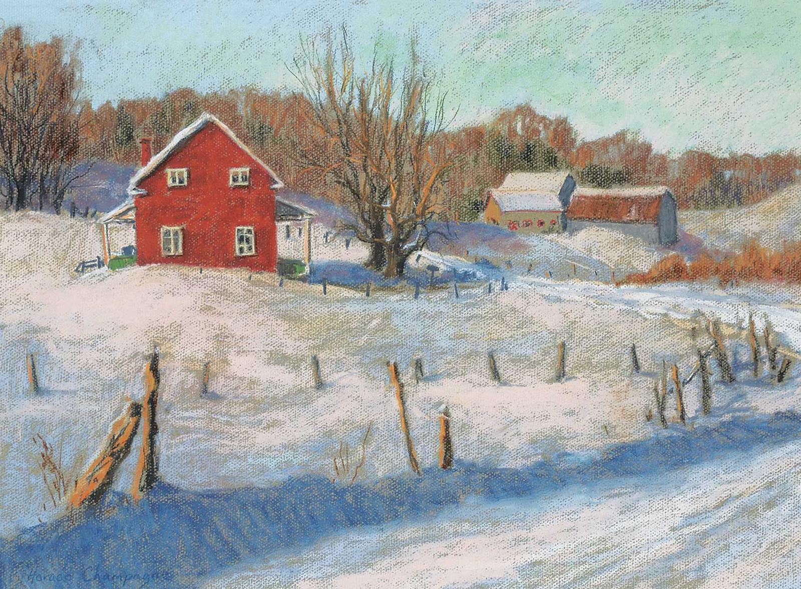 Horace Champagne (1937) - Sunset St. Sixte, Quebec