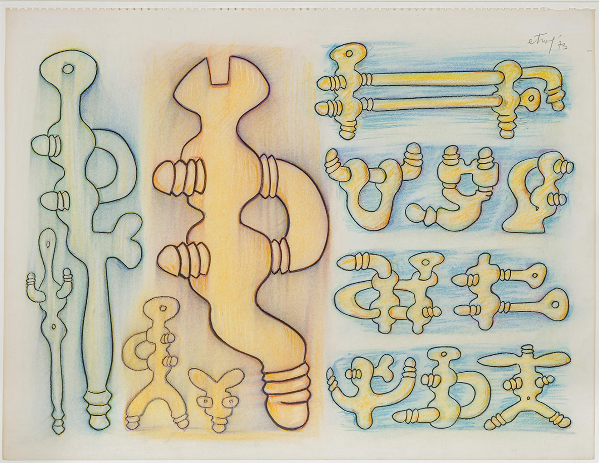 Sorel Etrog (1933-2014) - Untitled/Sans titre, 1973
