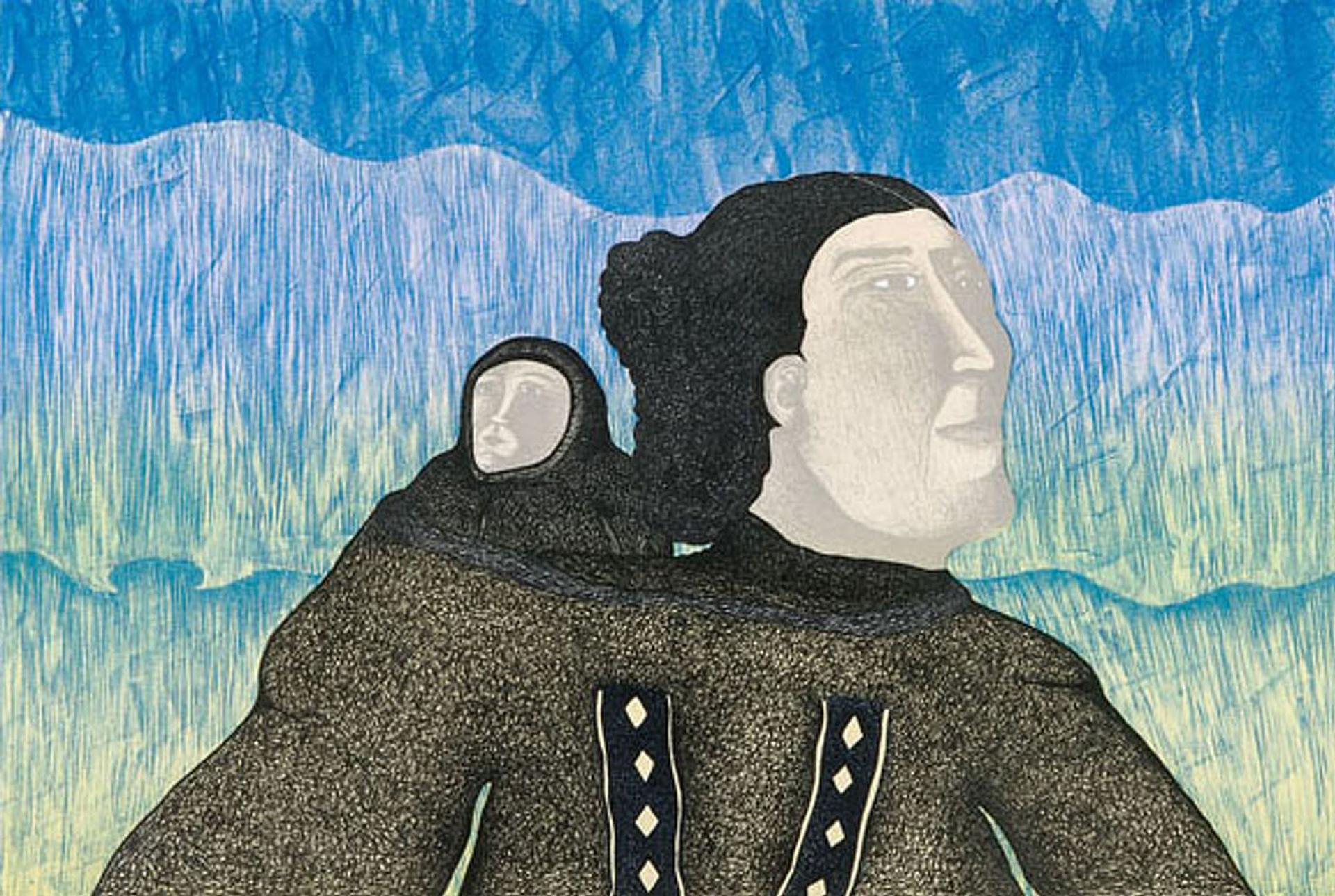 Pitaloosie Saila (1942-2021) - Northern Lights, 2005