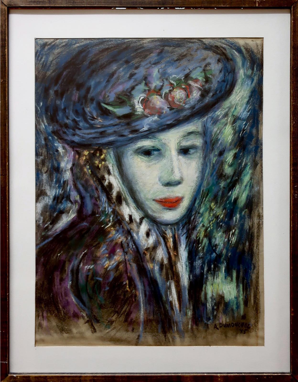 Albert Dumouchel (1916-1971) - Portrait De Suzanne Dumochel