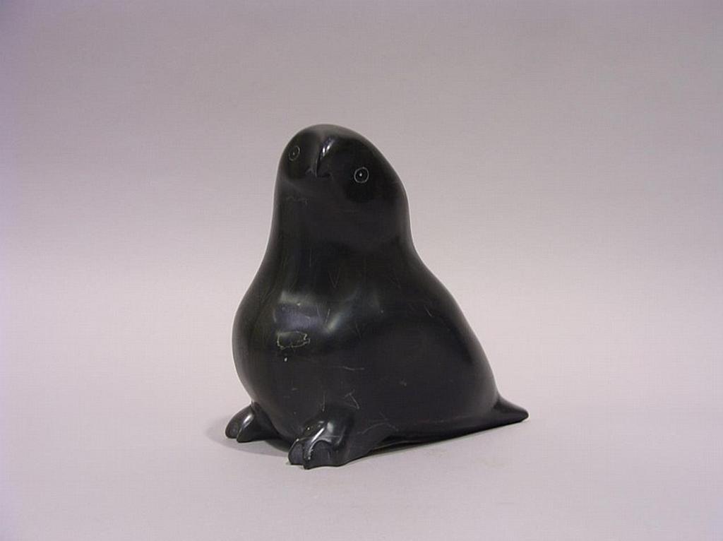 Sarah Kupluaruk - Belcher Island a soapstone carving of an owl