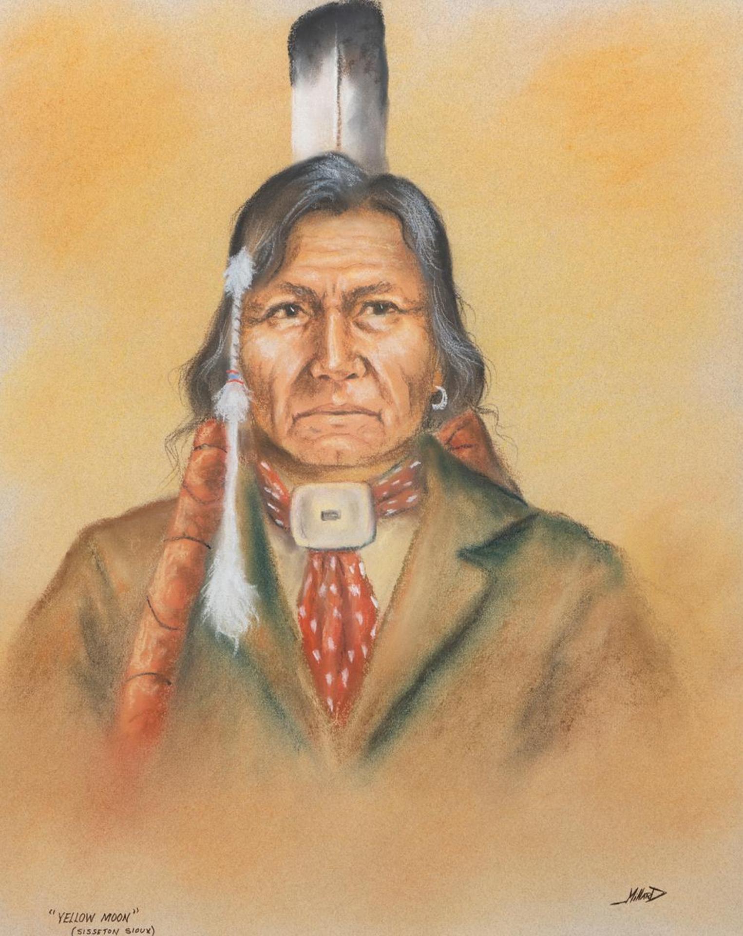 Bob Millard (1947-2014) - Yellow Moon (Sisseton Sioux)