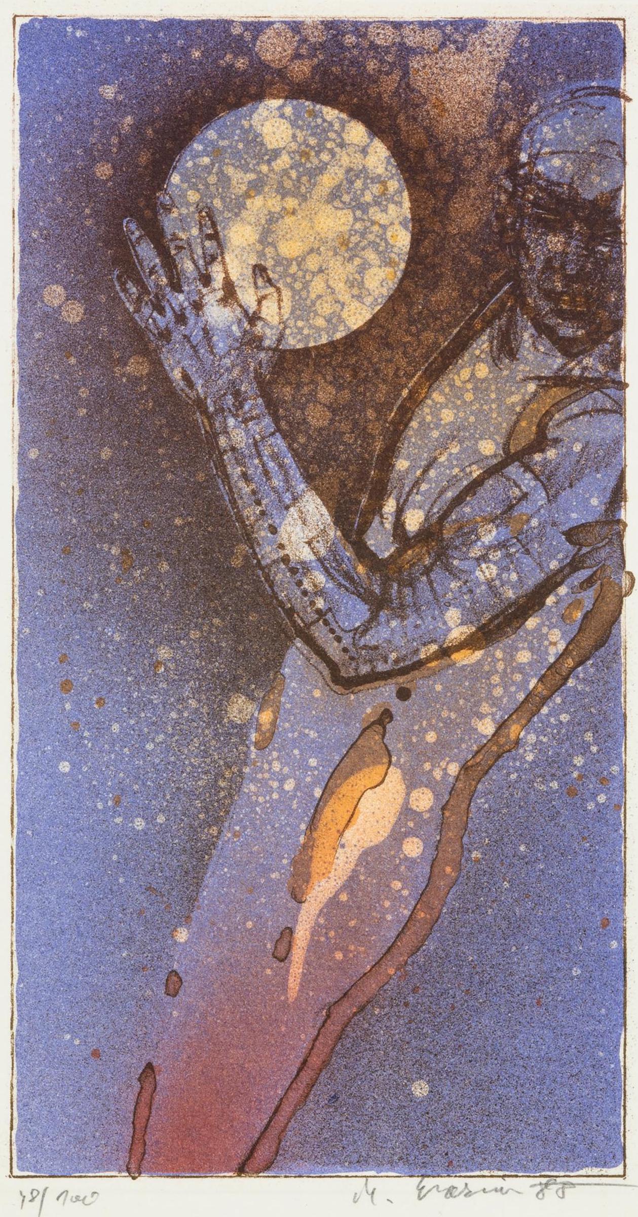 Milan Erazim (1946-2020) - Figure Holding a Sphere