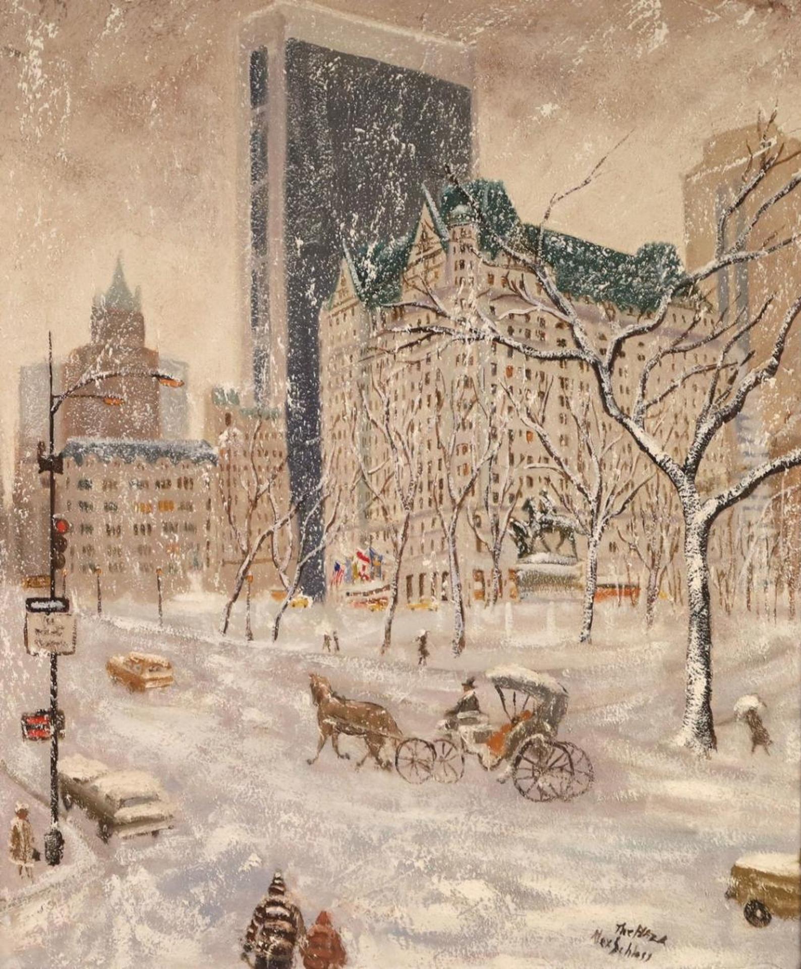 Alex Schloss (1921-2011) - The Plaza