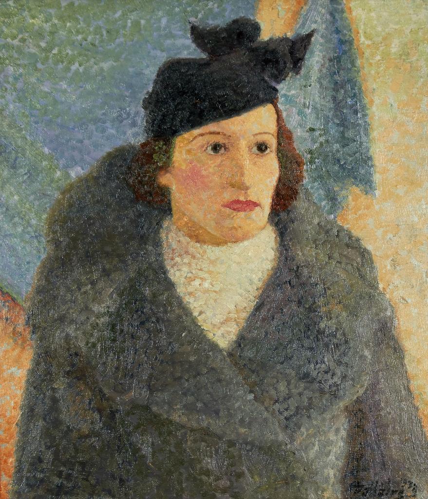Jean-Philippe Dallaire (1916-1965) - Portrait of a Woman