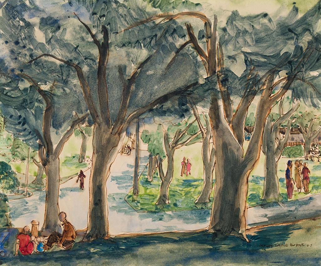 Molly Joan Lamb Bobak (1922-2014) - A Day in the Park