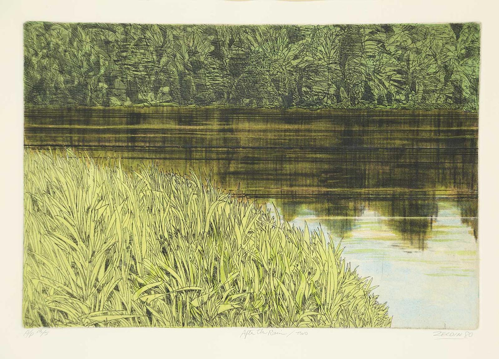 Gerald Zeldin (1943-2010) - After the Rain/Two #AP3/5