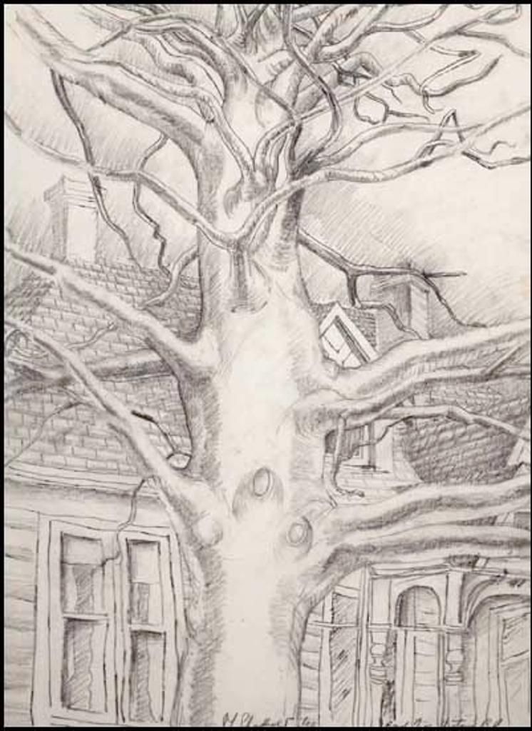 Jack Leaonard Shadbolt (1909-1998) - Beach Tree, Victoria, BC