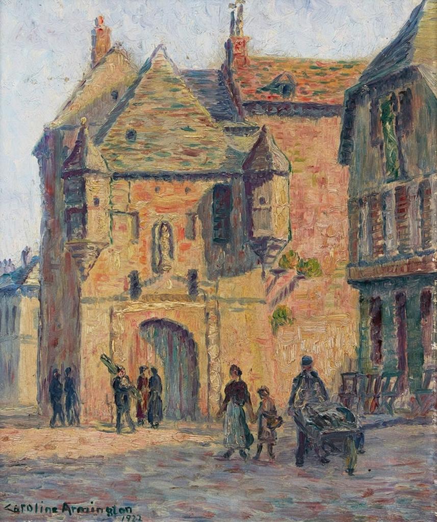 Caroline Helena Armington (1875-1939) - La Lieutenance à Honfleur, Normandy