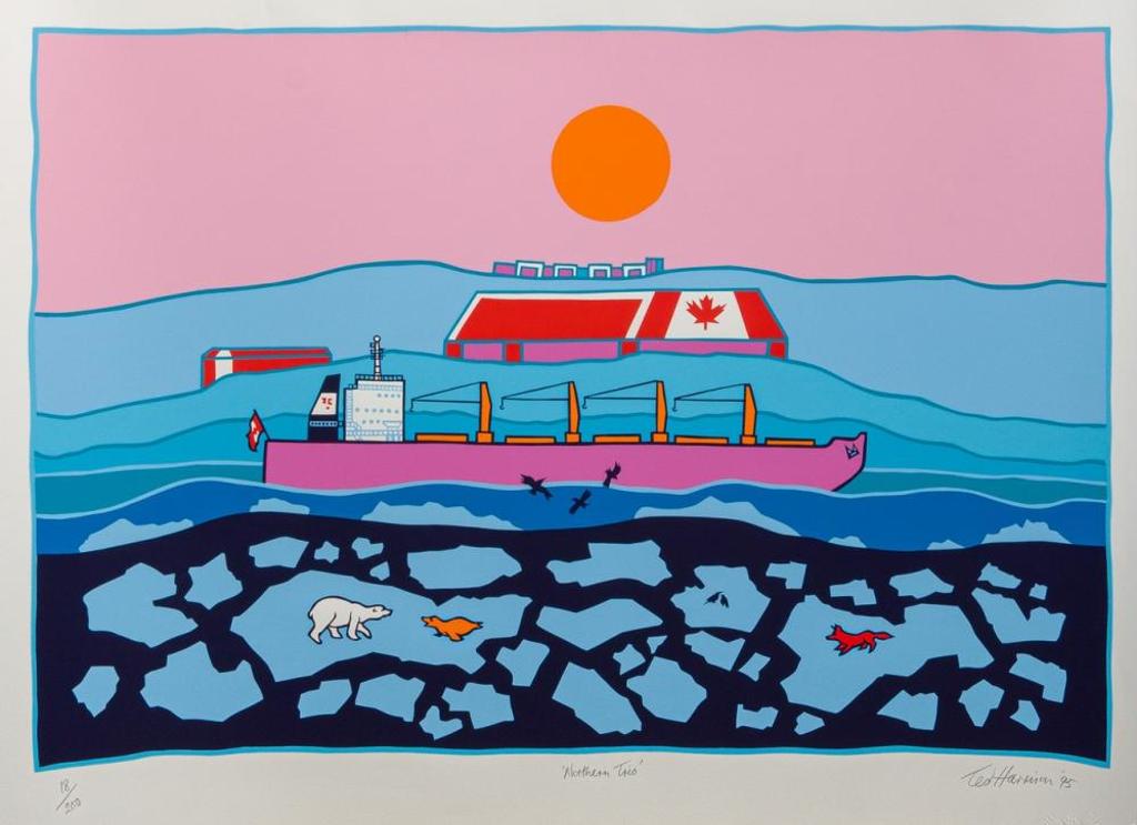 Ted Harrison (1926-2015) - Northern Trio