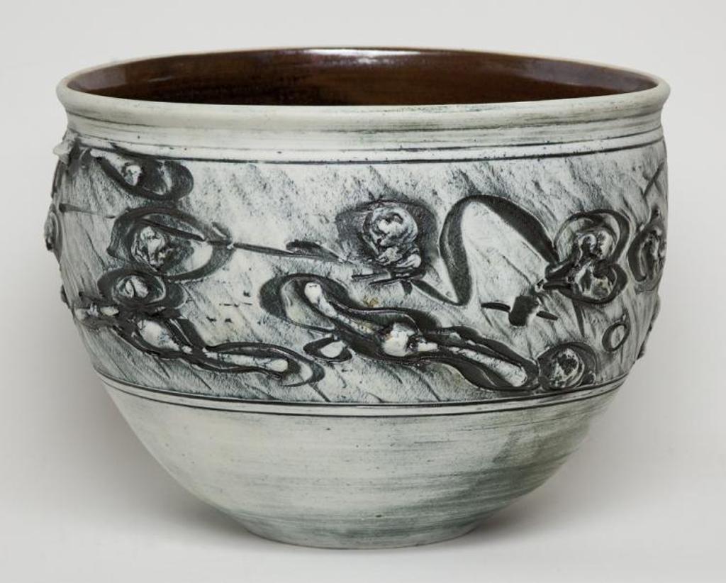 Jack Sures (1934-2018) - Untitled - Large Bowl With Raised Design