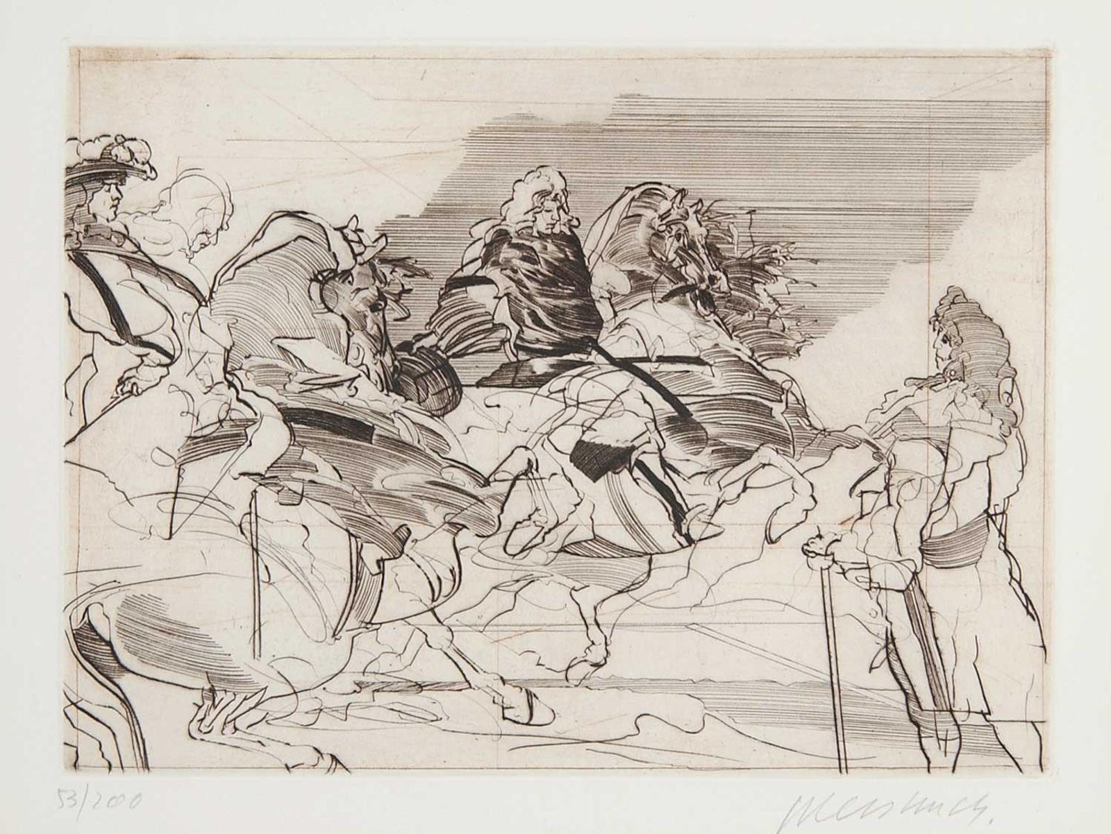 Claude Weisbuch (1927-2014) - Le Grande Siecle [Plate IV]  #53/100