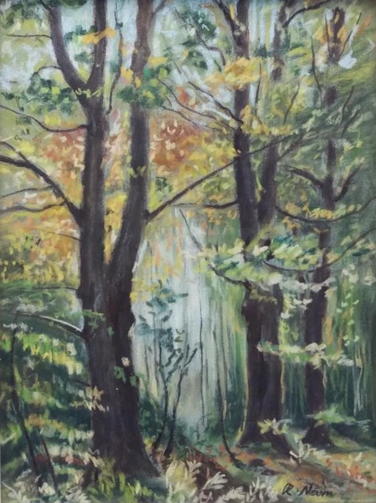 Richard Nevin (1914-2008) - Woods in Sutton, 1980