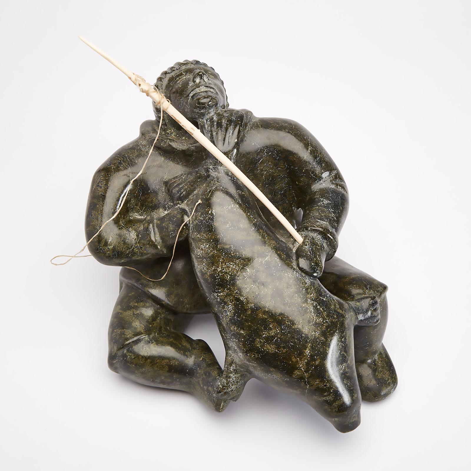 Norman Qumuaqtuq (1948) - Hunter Fighting Seal