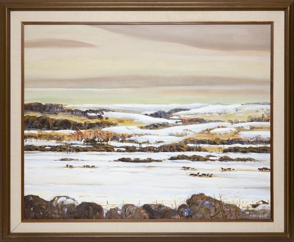 Hans Herold (1925-2011) - Early Winter Foothills