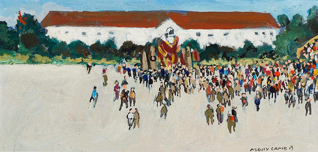 Molly Joan Lamb Bobak (1922-2014) - After the Trooping