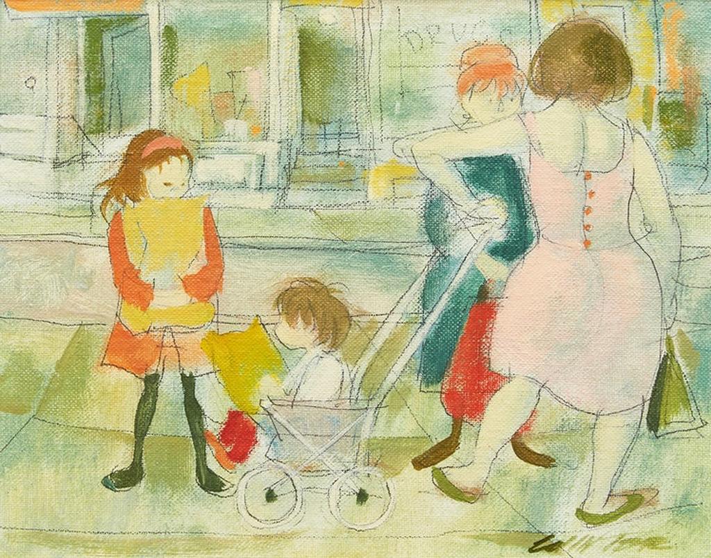 William Arthur Winter (1909-1996) - The Shoppers