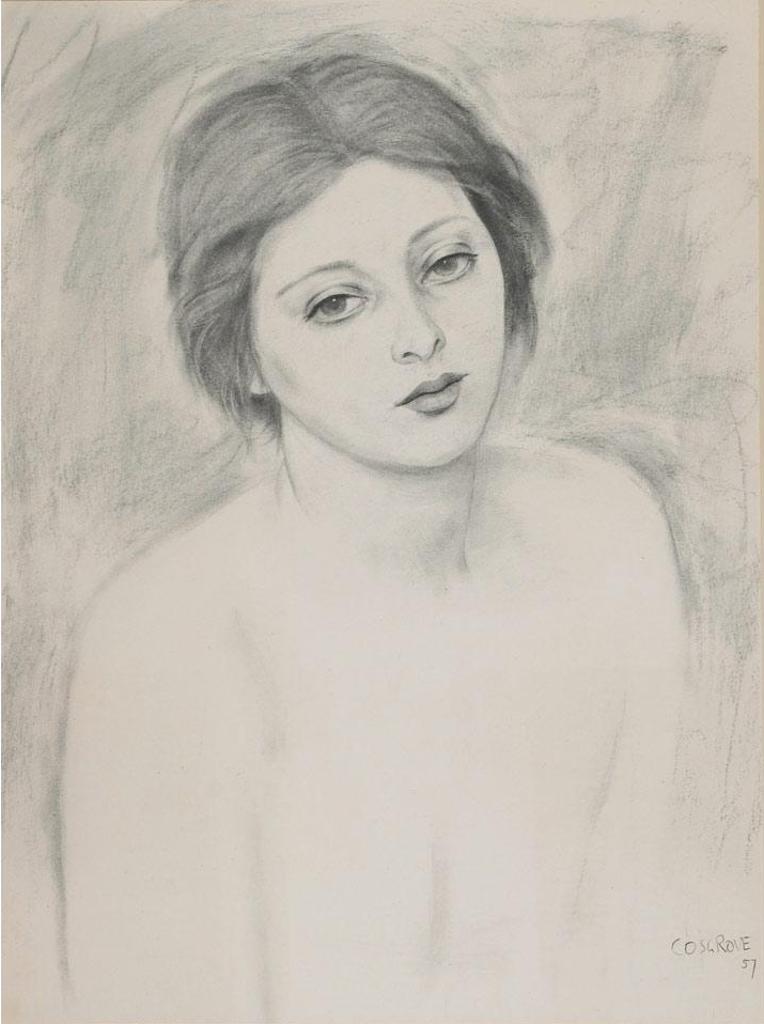 Stanley Morel Cosgrove (1911-2002) - Portrait Of A Young Lady