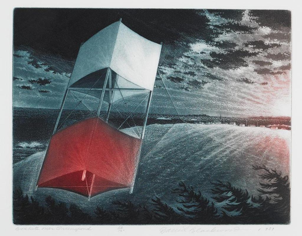 David Lloyd Blackwood (1941-2022) - Box Kite Over Greenspond