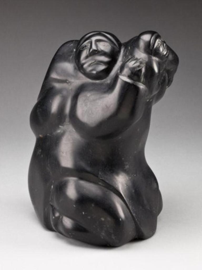 Barnabus Arnasungaaq (1924-2017) - Late 1970s-early 1980s, black stone
