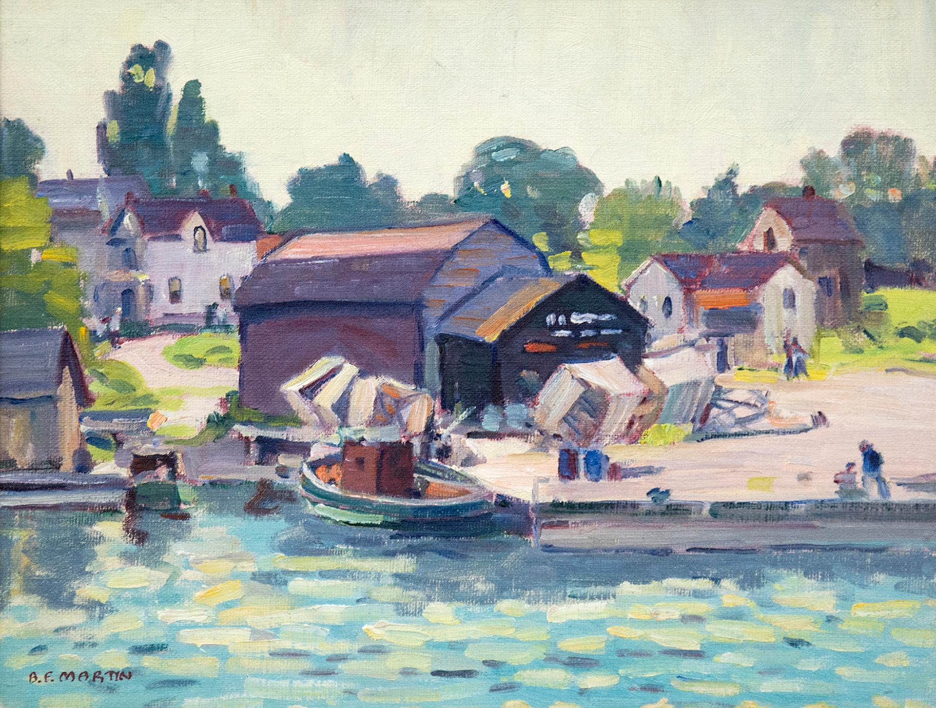 Bernice Fenwick Martin (1902-1999) - Tobermory Fishing Village