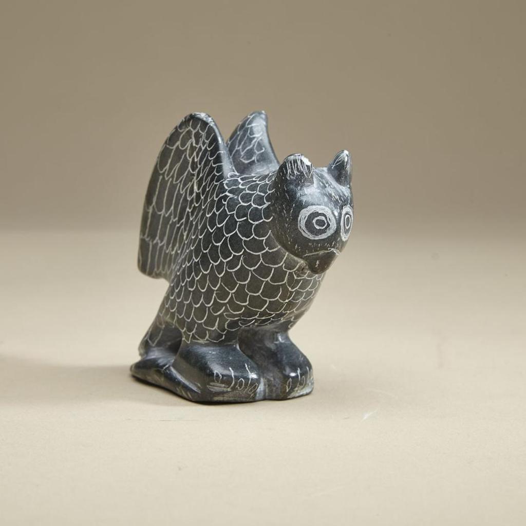 Davidialuk Alasua Amittu (1910-1976) - Alighting Owl
