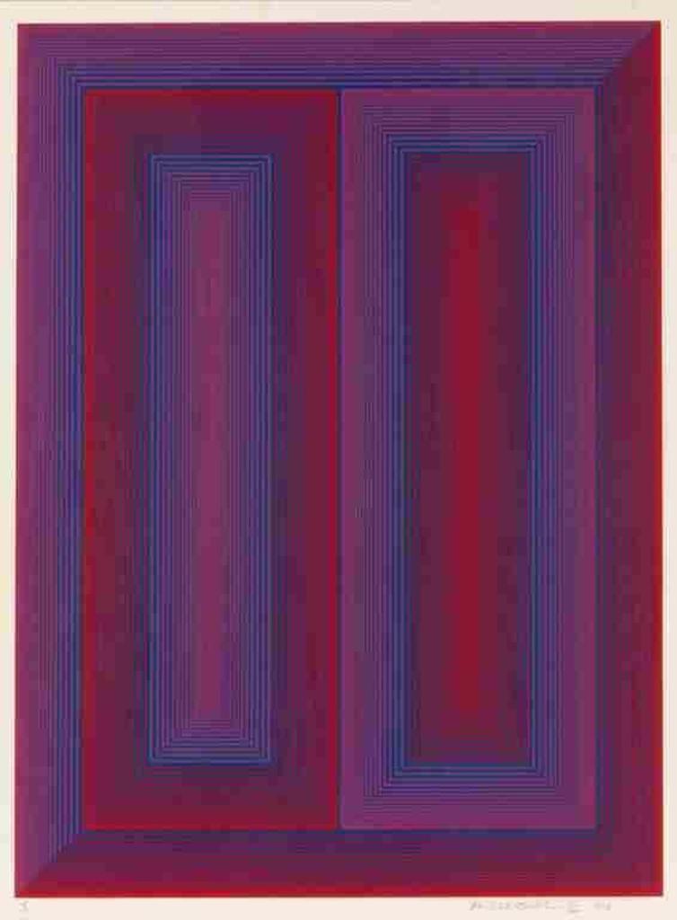 Richard Anuszkiewicz (1930) - Plate X (from the Sequential portfolio) (1972)