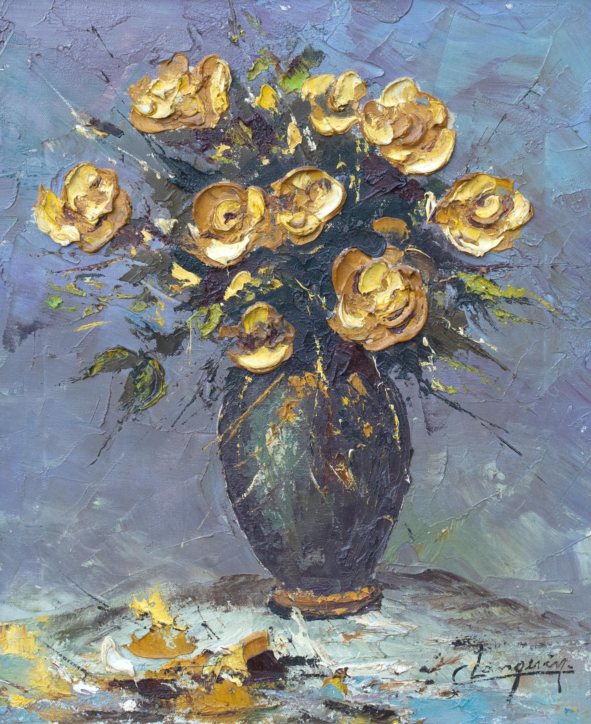 Claude Langevin (1942-2024) - Yellow Roses, 1969