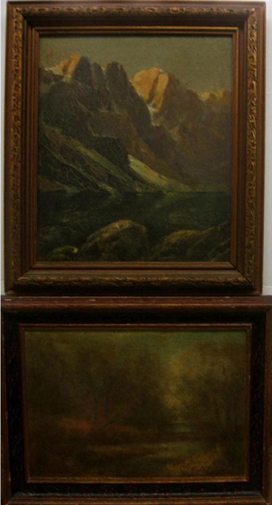 George F. Kaumeyer - Longs Peak, Rocky Mountains; Evening Scene